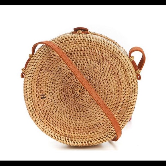 Handbags - Straw Circle Crossbody from Tropical Islands